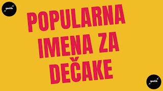 Popularna imena za decake i znacenje EP 01  sparkle [upl. by Adnamma]