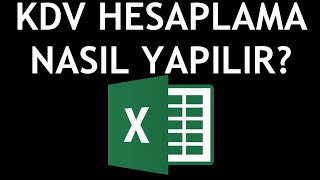 Microsoft Excel Kdv Hesaplama Nasıl Yapılır [upl. by Brunhilda]