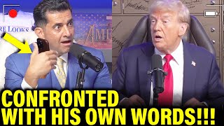 Watch Trump TENSE UP when HOST EXPOSES HIS PAST [upl. by Waylin]