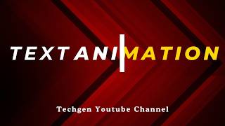 Text Animation in Premier Pro Tutorial Techgen viral textanimation videoediting [upl. by Euqinom]