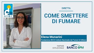 Consigli per smettere di fumare  Elena Munarini [upl. by Anaitsirk170]