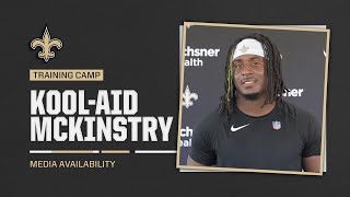 KoolAid McKinstry on Slot Reps Defensive Scheme  Saints Training Camp 2024 [upl. by Nette]