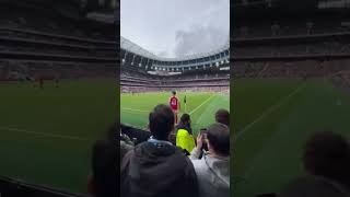 Declan Rice getting ABUSE from Spurs fans karma shorts [upl. by Latin]