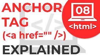 How to link pages in HTML Anchor Tag in HTML a Tag in HTML  Web Development Tutorials 8 [upl. by Nema]