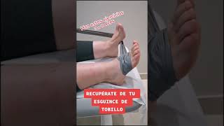 🔴¿Tienes un ESGUINCE de TOBILLO ¡Recupérate con estos ejercicios🦶🏼 [upl. by Alexi]