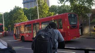 WALTHAMSTOW BUS STATION EAST LONDON UK [upl. by Idnerb]