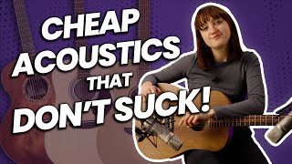 Best Cheap Acoustic Guitars That Dont Suck  Megs Top Acoustic Guitar Picks of 2023 [upl. by Yticilef]