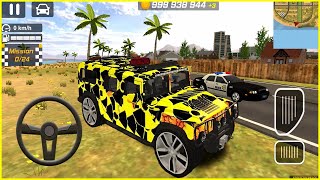 Direksiyonlu 4X4 Polis arabası oyunu 23 Police Drift Car Simulator  Polis arabası Android Gameplay [upl. by Lemahs]