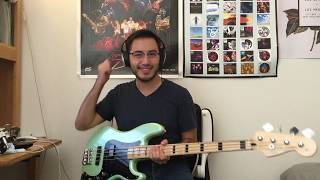 Paramore  RoseColored Boy Bass Cover Tab in Description [upl. by Nyrrad]