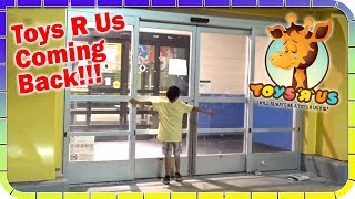 TOYS R US Coming Back 😃🕹️🚂 [upl. by Enelkcaj]