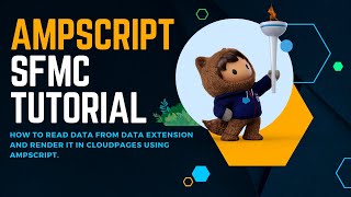 AMPSCRIPT HOW TO READ DATA FROM DATA EXTENSION AND RENDER IN CLOUDPAGES LOOKUP AND LOOKUPROWS [upl. by Adiahs100]