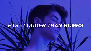 BTS 방탄소년단 Louder Than Bombs Easy Lyrics [upl. by Ludmilla]