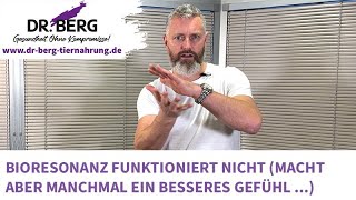 Bioresonanz funktioniert nicht macht aber manchmal ein besseres Gefühl  Tierarzt Dr Gregor Berg [upl. by Zerimar941]