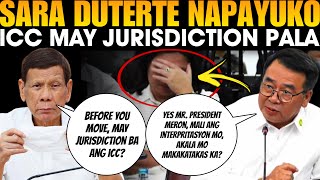 🔴LAGOT NA❗️ICC MAY JURISDICTION PA PALA SA PILIPINAS❗️SARA NAPAYUKO NALANG [upl. by Ahsenaj]