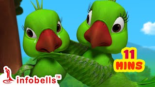 Chitti Chilakamma Amma Kottinda  Telugu Rhymes for kids  Baby Rhymes  Infobells telugurhymes [upl. by Henryson]