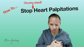 How to stop anxiety heart palpitations [upl. by Vonnie]