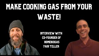 Home Biogas for cooking and fertilizer  Interview w CEO Yair Teller  Regenerative Living Podcast [upl. by Eidnak]