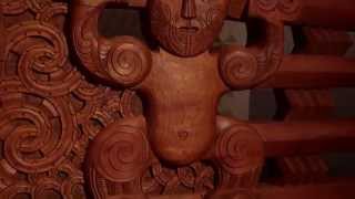 Carving a Māori Waharoa [upl. by Kepner]