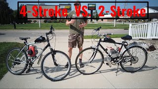 4Stroke VS 2Stroke Motorized Bikes [upl. by Baumann]