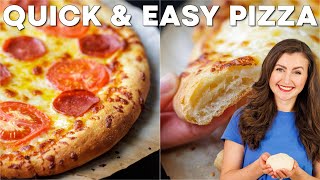 Easy Pizza Dough Tutorial From Scratch in Under 2 Hours [upl. by Hsakaa]