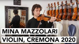 Mina Mazzolari Violin Made in Cremona Italy [upl. by Eniledgam]