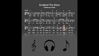 Shorts Lied Scotland The Brave Scottish Hymn  Akkorde NotenText [upl. by Llewej7]