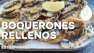 Boquerones Rellenos estilo Árabe  Receta Rápida 🐟 [upl. by Quince]