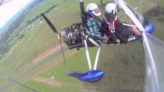 Engine out in a Microlight [upl. by Ennalorac215]