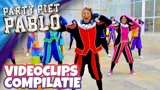 6 VIDEOCLIPS COMPILATIE 21 min  SINTERKLAASLIEDJES  van Party Piet Pablo 🎙🎧 [upl. by Anelac]