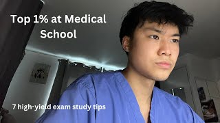 HOW I RANKED TOP 1 AT MEDICAL SCHOOL  7 study tips [upl. by Imoan]