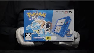 Nintendo 2DS Pokemon Blue Transparent Console Unboxing  The Masked Man [upl. by Sloan13]