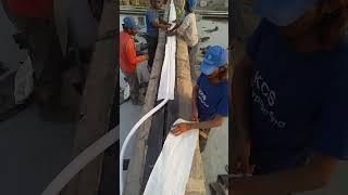 Roof Joint Leakage Repair expansion joint construction leakage repair building [upl. by Devan]