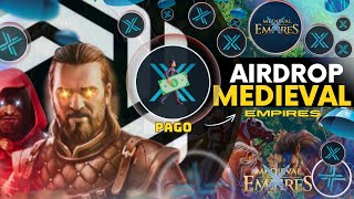 🔴Live🔴 Medieval Empires Pagou Airdrop amp Novos Games Para Ganhar Dinheiro [upl. by Hau]