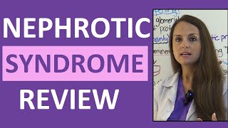 Nephrotic Syndrome Nursing NCLEX Lecture on Pathophysiology Treatment in Children Pediatric [upl. by Ayetal]