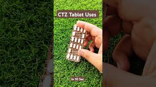 CTZ 10 mg tablet Uses Best Anti Allergy Tablet Drug ctz medical medicine medicineinformation [upl. by Aramois]