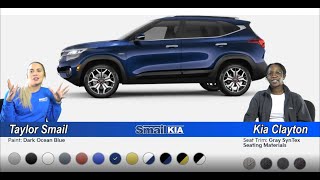 2022 Kia Seltos  Every Exterior amp Interior Color Available  Smail Kia [upl. by Doraj]