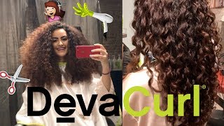 My first DevaCut experience at DevaChan Salon in NYC  Farrahdreamz [upl. by Fillander767]