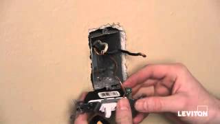 Leviton Light Switch Installation [upl. by Minna]