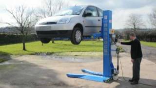 Bradock 5 series portable car lift [upl. by Aurelia]