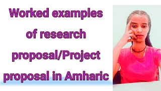 Worked examples of research proposalProject proposal [upl. by Giacobo911]