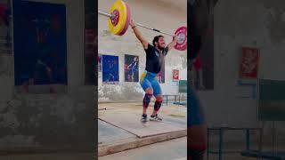 Snatch 110kg weightlifter weighlifting sports sportsquotes youtubeshorts athlete police army [upl. by Apthorp]