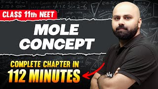 MOLE CONCEPT in 111 Minutes  Full Chapter For NEET  PhysicsWallah [upl. by Akinuahs]