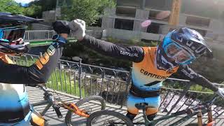 POV  BIKE PARK LAPS WITH THE BOYS AMAURY PIERRON amp THOMAS ESTAQUE [upl. by Llohcin63]