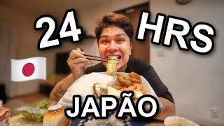 24h COMENDO NA LOJA DE CONVENIÊNCIA DO JAPÃO [upl. by Hsur]