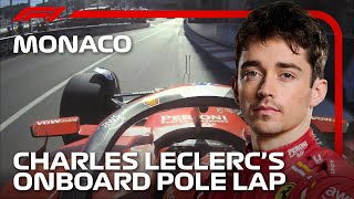 Charles Leclerc’s Pole Lap  2024 Monaco Grand Prix  Pirelli [upl. by Grussing]