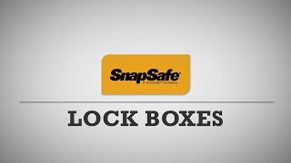 SnapSafe® Lock Boxes [upl. by Makell900]