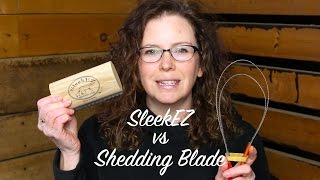 Spring Horse Shedding Throwdown  SleekEZ vs Shedding Blade [upl. by Minny53]