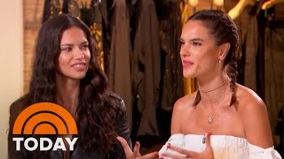 Models Alessandra Ambrosio Adriana Lima Talk Beauty And Brazil  TODAY [upl. by Patric]