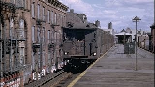 MYRTLE AVENUE EL BKLYN in 50s amp60s MOVIE FOOTAGE [upl. by Esiocnarf]