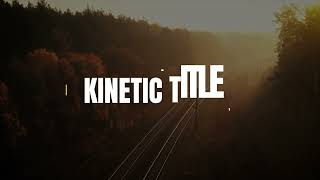 Kinetic Titles  Adobe Premiere Pro Template [upl. by Aneelehs]